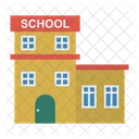 School Building Apartment Icon
