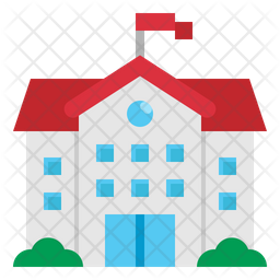 School Icon Of Flat Style Available In Svg Png Eps Ai Icon Fonts
