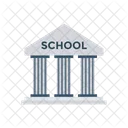 Architecture Building School Icon