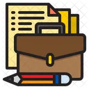 School Pencil Bag Icon