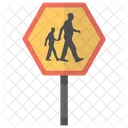 School Ahead Children Icon