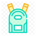 School Backpack Color Icon