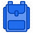 Bag School Backpack Student Briefcase Icon