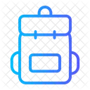 School Bag Backpack Camping Icon