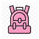 School Bag Student Life Backpack Icon