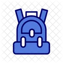 School Bag Student Life Backpack Icon