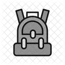 School Bag Student Life Backpack Icon