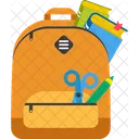 Back To School School Bag Icon