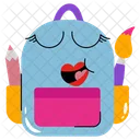 School Bag Bag Backpack Icon