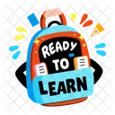 School Bag Backpack Bag Icon