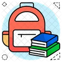 School Bag Backpack Rucksack Icon