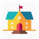School Building School Education Icon