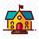School Building School Education Icon