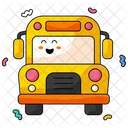 Bus Transport Back To School Icon