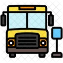 School Bus Bus Vehicle 아이콘