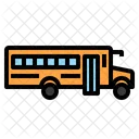 School Bus Kids Icon