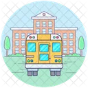 School Bus Local Transport Public Transport Icon