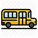 School Bus Omnibus Icon