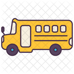 School Bus Icon Of Colored Outline Style Available In Svg Png Eps Ai Icon Fonts