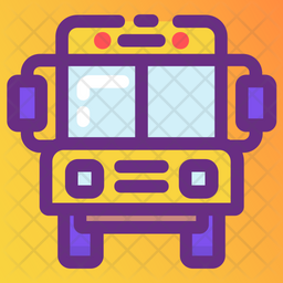 School Bus Icon Of Colored Outline Style Available In Svg Png Eps Ai Icon Fonts