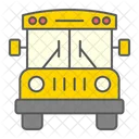 School Bus Education Icon