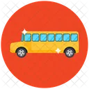 School Bus School Van Local Transport Icon