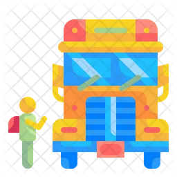 School Bus  Icon