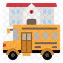 School Bus Education School Icon