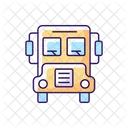 School Bus School Time Bus Icon