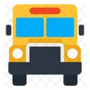 School Bus Transport Vehicle Icon