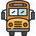 School Bus Vehicle Automobile Icon