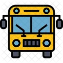 School Bus Education Bus Transportation Icon