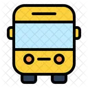 School Bus Vehicle Transport Icon