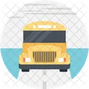 Passengers Bus School Icon