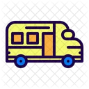 School Bus Bus Vehicle Icon