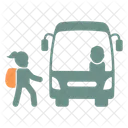 School Bus Bus Road Icon