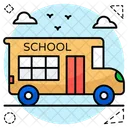 School Bus Vehicle Service Icon