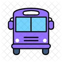 School Bus Education Learning Icon