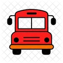 School Bus Education Learning Icon