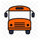 School Bus Education Learning Icon