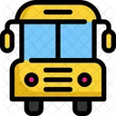 School Bus Education Icon