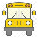 School Bus Education Icon