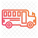 School Bus Car Transport Icon