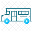 School Buss Side View Icon