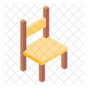School Chair Dining Chair Furniture Icon