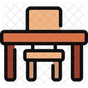 School Desk Furniture Student Desk Icon