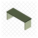 School Desk Work Businessman Icon