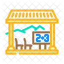Exterior School Building Icon