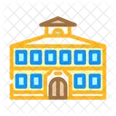 Facade School Building Icon