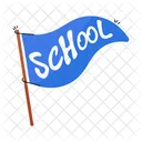 School Flag  Icon